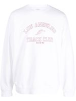 Sporty & Rich graphic print sweatshirt - Blanc