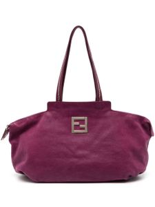 Fendi Pre-Owned sac à main Chain en cuir - Violet