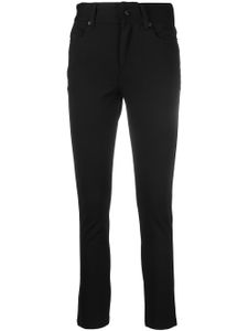 DKNY pantalon crop à taille haute - Noir