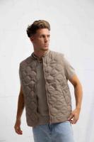 Croyez Quilted Vest Heren Beige - Maat S - Kleur: Beige | Soccerfanshop