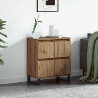 Dressoir Bruin 60 x 35 x 70 cm Bewerkt hout