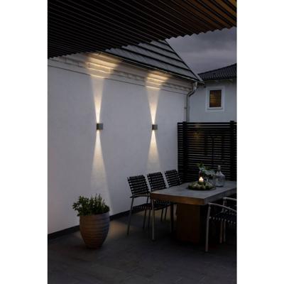 Konstsmide Chieri 7854-370 LED-buitenlamp (wand) Energielabel: G (A - G) 12 W Antraciet