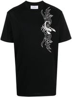 Philipp Plein t-shirt SS Scorpion à col rond - Noir