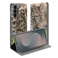 Samsung Galaxy S25 FE | Standcase | Hoesje Baby Luipaard