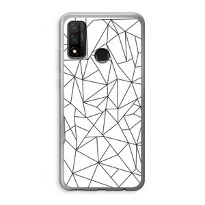 Geometrische lijnen zwart: Huawei P Smart (2020) Transparant Hoesje