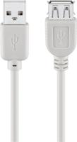 Goobay 68715 USB-kabel 1,8 m USB 2.0 USB A Grijs - thumbnail