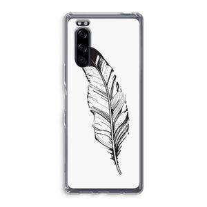Pluim: Sony Xperia 5 Transparant Hoesje
