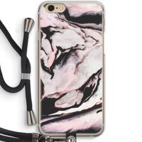 Roze stroom: iPhone 6 / 6S Transparant Hoesje met koord