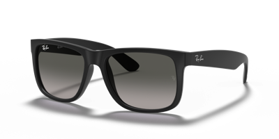Zonnebril Ray-Ban JUSTIN -0RB4165-601/8G 55 Rubber Black Light Grey Gradient Dark Grey