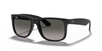 Zonnebril Ray-Ban JUSTIN -0RB4165-601/8G 55 Rubber Black Light Grey Gradient Dark Grey
