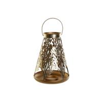 Lykta DKD Home Decor Gouden Metaal 25 x 25 x 42 cm