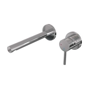 Inbouw Wastafelmengkraan Brauer Chrome Edition Coldstart Rechte Uitloop Ronde Hendel Rechts Chroom Met Rozetten