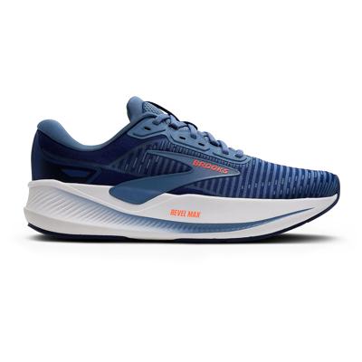 Brooks Revel Max hardloopschoenen Beacon Blue/Moonlight/Orange heren Brooks Revel Max hardloopschoenen Beacon Blue/Moonlight/Orange heren