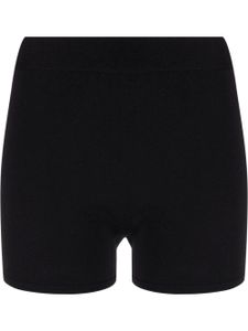 Alexander McQueen short en maille à coupe courte - Noir