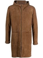 Salvatore Santoro manteau réversible à capuche - Marron