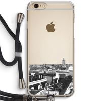Marrakech Skyline : iPhone 6 / 6S Transparant Hoesje met koord