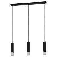EGLO Butrano hangende plafondverlichting GU10 4,5 W LED Zwart, Zilver