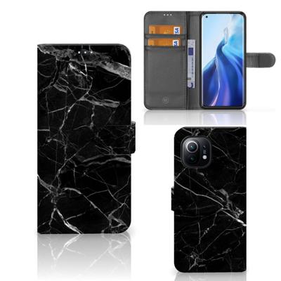 Xiaomi Mi 11 | Bookcase | Marmer Zwart - Origineel Cadeau Vader
