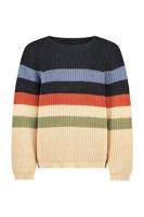 Like Flo winter sweater jongens - beige - Donin - gestreept - gebreid