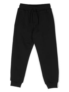 Dolce & Gabbana Kids pantalon de jogging à logo brodé - Noir