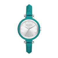 Horlogeband Armani Exchange AX4234 Leder Turquoise 12mm