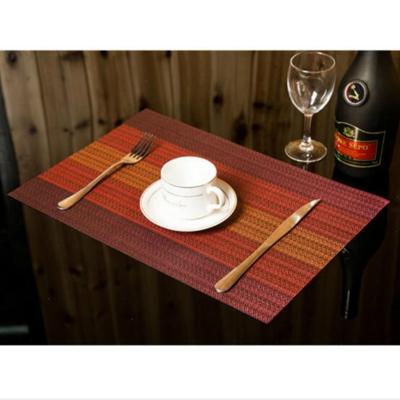 2 PC'S Home tabel Cup mat creatieve decor koffie drinken placemat servies grootte: 45x30cm (rood)