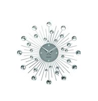 Karlsson Wand Klok Sunburst Medium 30cm - Zilver