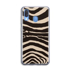 Arizona Zebra: Samsung Galaxy A40 Transparant Hoesje