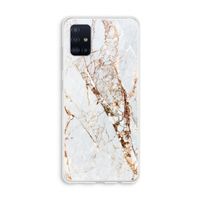 Goud marmer: Galaxy A51 4G Transparant Hoesje