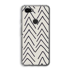 Marrakech Arrows: Google Pixel 3a Transparant Hoesje