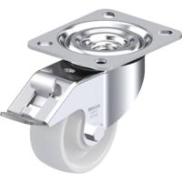 Blickle L-PO 75R-FI Zwenkwiel met rem Wieldiameter: 75 mm Draagvermogen (max.): 200 kg 1 stuk(s)