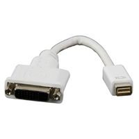 Valueline CABLE-1100-0.2 kabeladapter/verloopstukje mini DVI DVI-D Wit - thumbnail