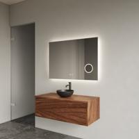 Onderkast Gliss Design Joa Walnut 90 CM Incl. Topplaat