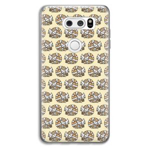Slapende poes: LG V30 Transparant Hoesje