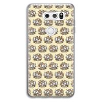 Slapende poes: LG V30 Transparant Hoesje
