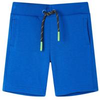 VidaXL Kindershort met trekkoord 128 blauw