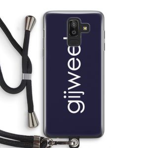 Gijweet: Samsung Galaxy J8 (2018) Transparant Hoesje met koord