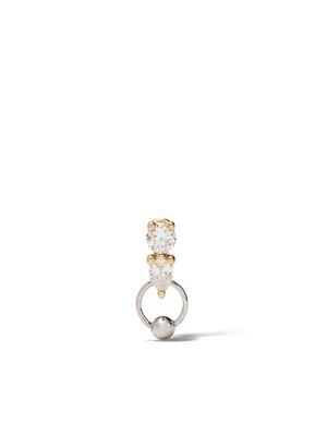 Delfina Delettrez puce d'oreille Two In One en or 18ct