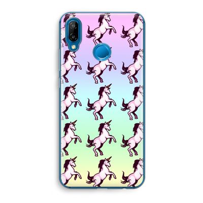 Musketon Unicorn: Huawei P20 Lite Transparant Hoesje