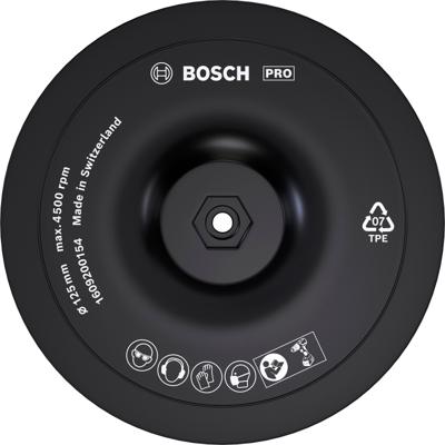 Bosch Accessoires Steunschijf met klithechtsysteem 125 mm, 8 mm 1st - 1609200154
