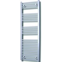 Elektrische Design Radiator Sanicare Plug & Play 172x45 cm Zilver Grijs 920 Watt Met Zwarte Thermostaat Links Sanicare - thumbnail