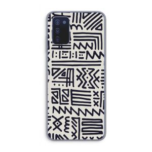 Marrakech print: Samsung Galaxy A03s Transparant Hoesje