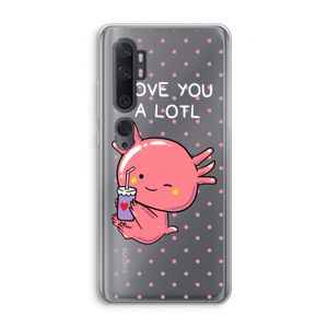 Love You A Lotl: Xiaomi Mi Note 10 Pro Transparant Hoesje