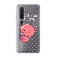Love You A Lotl: Xiaomi Mi Note 10 Pro Transparant Hoesje