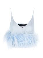 16Arlington caraco Poppy à ornement en plumes - Bleu
