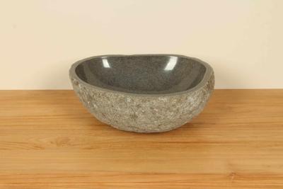 Waskom riviersteen RM030351, 41x35x15 cm