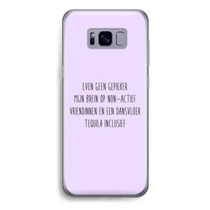 Tequila: Samsung Galaxy S8 Plus Transparant Hoesje