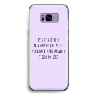 Tequila: Samsung Galaxy S8 Plus Transparant Hoesje