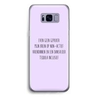 Tequila: Samsung Galaxy S8 Plus Transparant Hoesje Tequila: Samsung Galaxy S8 Plus Transparant Hoesje
