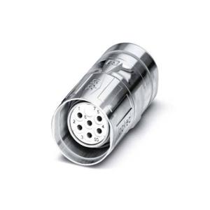 M23 kabelconnector 1619603 CA-06S1N8A80DNS Zilver Phoenix Contact Inhoud: 1 stuk(s)